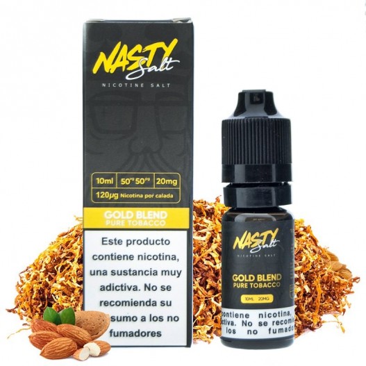 Sales de Nicotina Nasty Salt Gold Blend 10ml