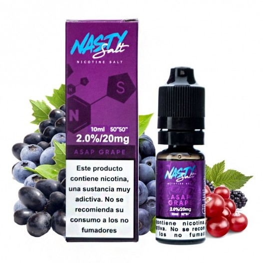 Sales de Nicotina Nasty Salt Asap Grape 10ml