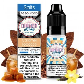 Sales de Nicotina Dinner Lady Caramel Tobacco 10ml