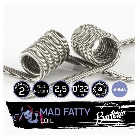 Mad Fatty Single 0.22ohm (Pack 2) - Bacterio Coils