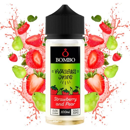 Strawberry and Pear 100ml - Wailani Juice by Bombo