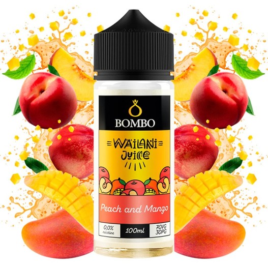 Peach and Mango 100ml - Wailani Juice by Bombo