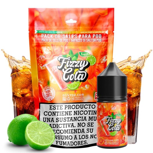 Sales de Nicotina Oil4vap Fizzy Cola Pack de 23ml