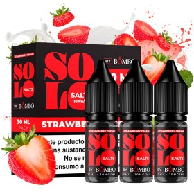 Bombo Solo Salt Strawberry Ice Cream 3x10ml