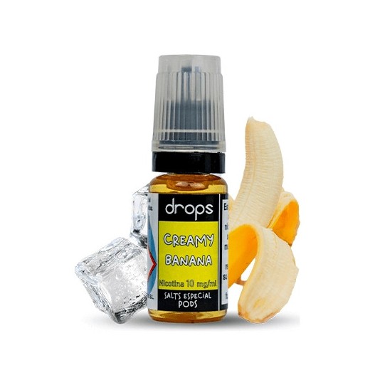 Sales de Nicotina Drops Creamy Banana 10ml