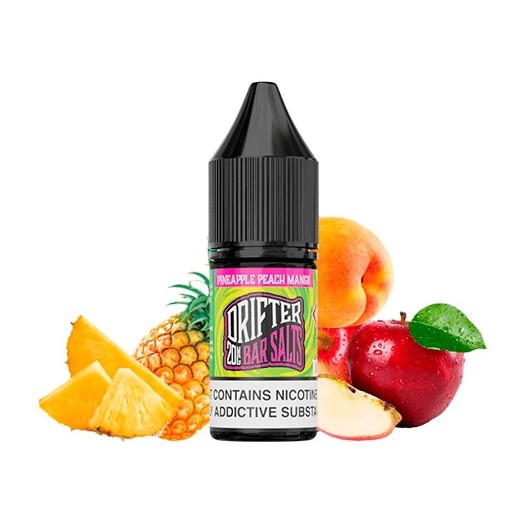 Sales de Nicotina Juice Sauz Drifter Bar Salts Pineapple Peach Mango 10ml