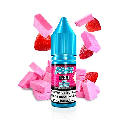 Sales de Nicotina Just Juice Brutal Sour Strawberry Bubblegum 10ml