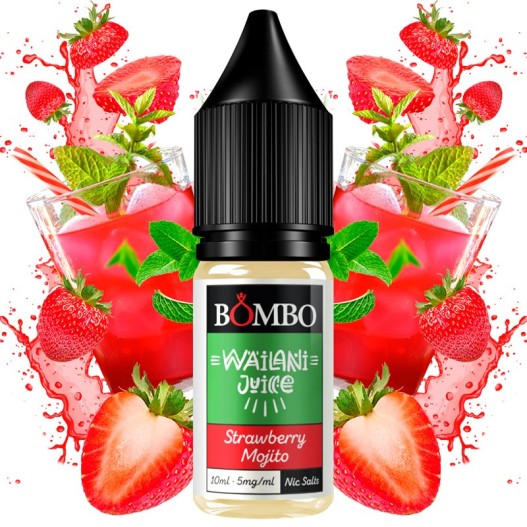 Sales de Nicotina Bombo Strawberry Mojito 10ml