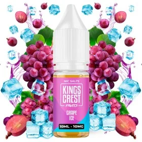 Sales de Nicotina Kings Crest Grape Ice 10ml