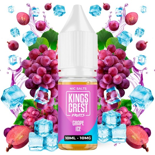 Sales de Nicotina Kings Crest Grape Ice 10ml