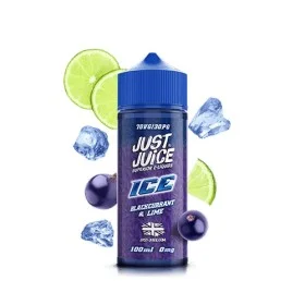 Just Juice Blackcurrant Lime Ice 100ml