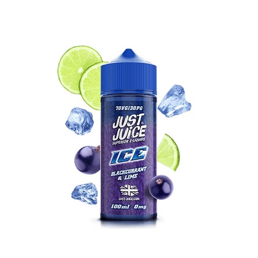 Just Juice Blackcurrant & Lime Ice 100ml