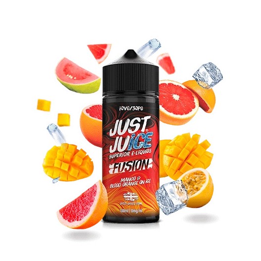 Just Juice Fusion Mango & Blood Orange On Ice 100ml