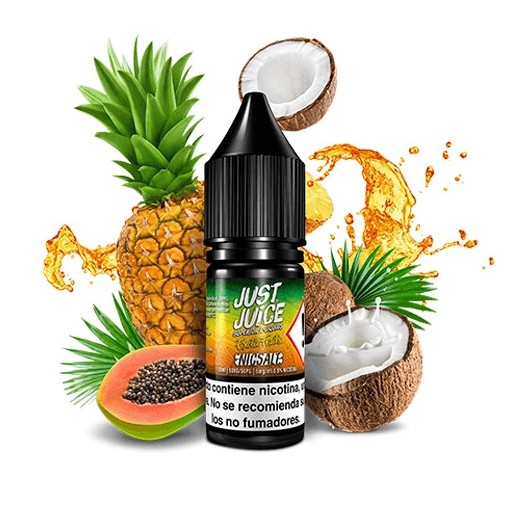 Sales de Nicotina Just Juice Exotic Fruits Papaya, Pineapple & Coconut 10ml