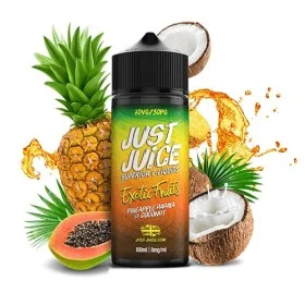 Just Juice Exotic Fruits Papaya Pineapple Coconut 100ml