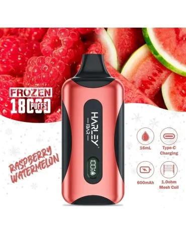 Harley Bar Frozen 18000 Raspberry Watermelon