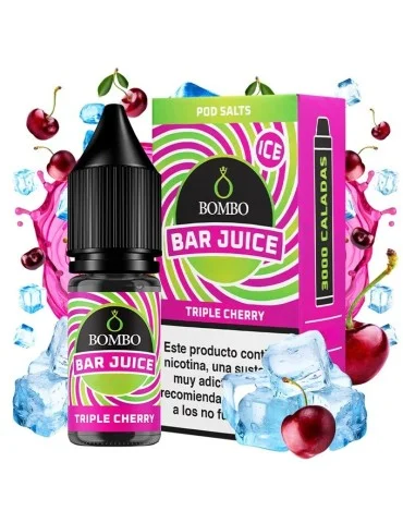 Bombo Salts Bar Juice Triple Cherry Ice 10ml