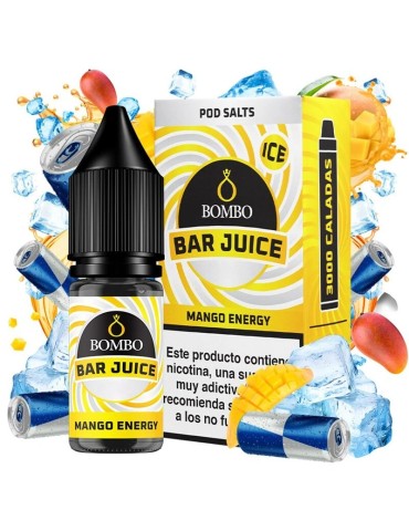 Bombo Salts Bar Juice Mango Energy Ice 10ml