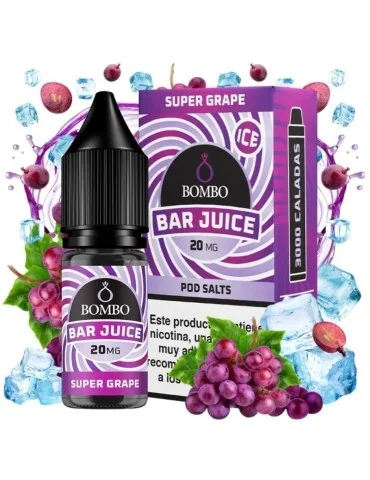 Bombo Salts Bar Juice Super Grape Ice 10ml