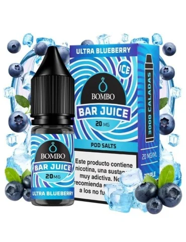 Bombo Salts Bar Juice Ultra Blueberry Ice 10ml