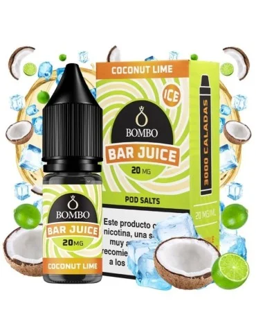 Bombo Salts Bar Juice Coconut Lime Ice 10ml