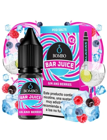 Bombo Salts Bar Juice Gin & Berries Ice 10ml