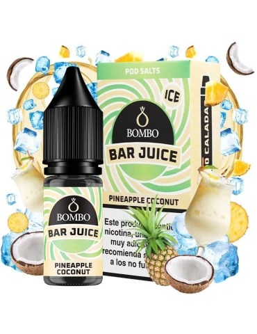 Bombo Salts Bar Juice Pineapple Coconut Ice 10ml