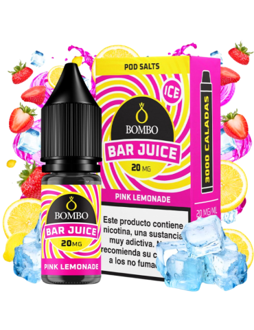 Bombo Salts Bar Juice Pink Lemonade Ice 10ml