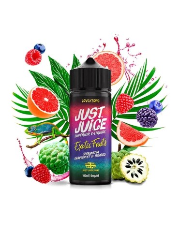 Just Juice Exotic Fruits Cherimoya Grapefruit & Berries 100ml