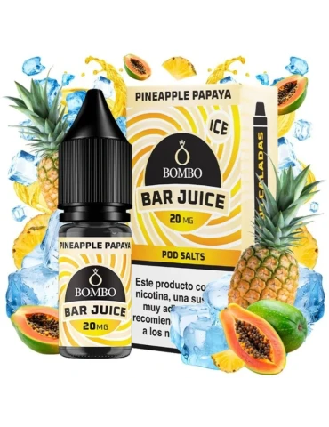 Bombo Salts Bar Juice Pineapple Papaya Ice 10ml