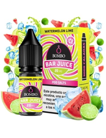 Bombo Salts Bar Juice Watermelon Lime Ice 10ml