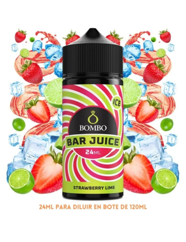 Aroma Longfill Bombo Bar Juice Strawberry Lime Ice 24ml
