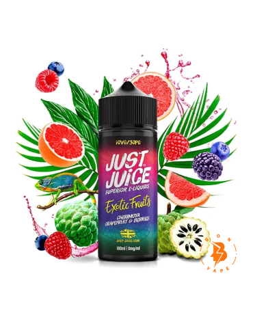 Just Juice Exotic Fruits Cherimoya Grapefruit & Berries 100ml