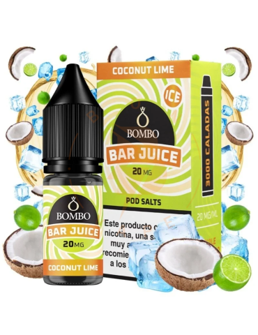 Bombo Salts Bar Juice Coconut Lime Ice 10ml