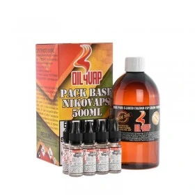 Oil4Vap Pack Base y Nicovaps 1,5mg/ml (Total 500ml)