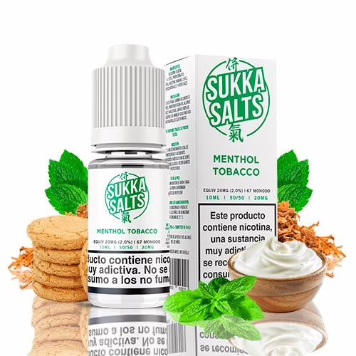 Sales de Nicotina Sukka Salts Tobacco Menthol 10ml