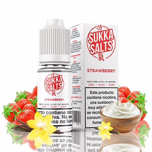 Sales de Nicotina Sukka Salts Strawberry 10ml