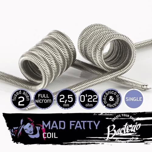Mad Fatty Single 0.22ohm (Pack 2) - Bacterio Coils