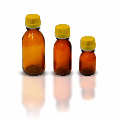 Frasco Topacio de Cristal para Alquimia