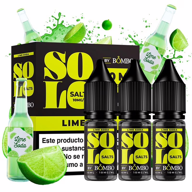 [Sales] Lime Soda 3x10ml - Solo Salts by Bombo
