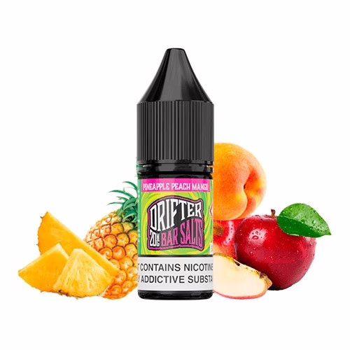 Sales de Nicotina Juice Sauz Drifter Bar Salts Pineapple Peach Mango 10ml