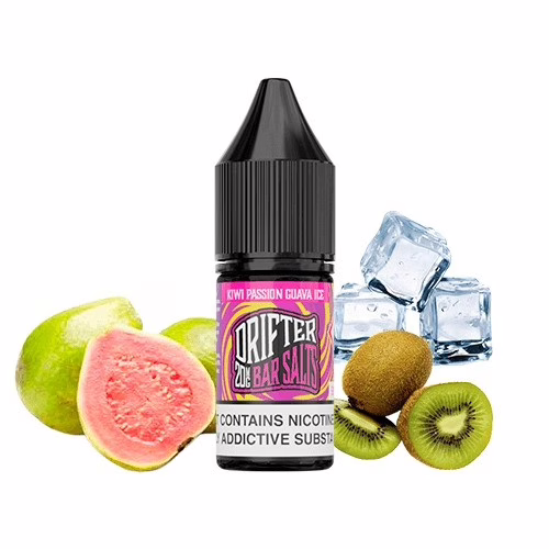 Sales de Nicotina Juice Sauz Drifter Bar Salts Kiwi Passion Guava Ice 10ml