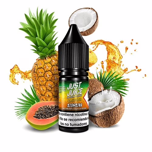 Sales de Nicotina Just Juice Exotic Fruits Papaya, Pineapple & Coconut 10ml