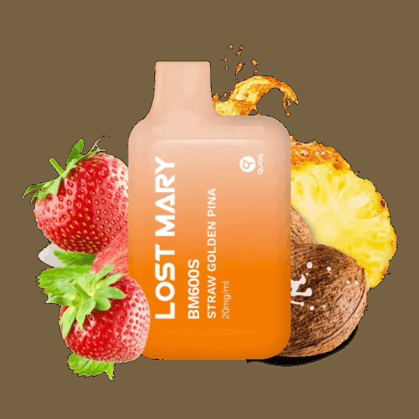 Lost Mary BM600S Straw Golden Piña