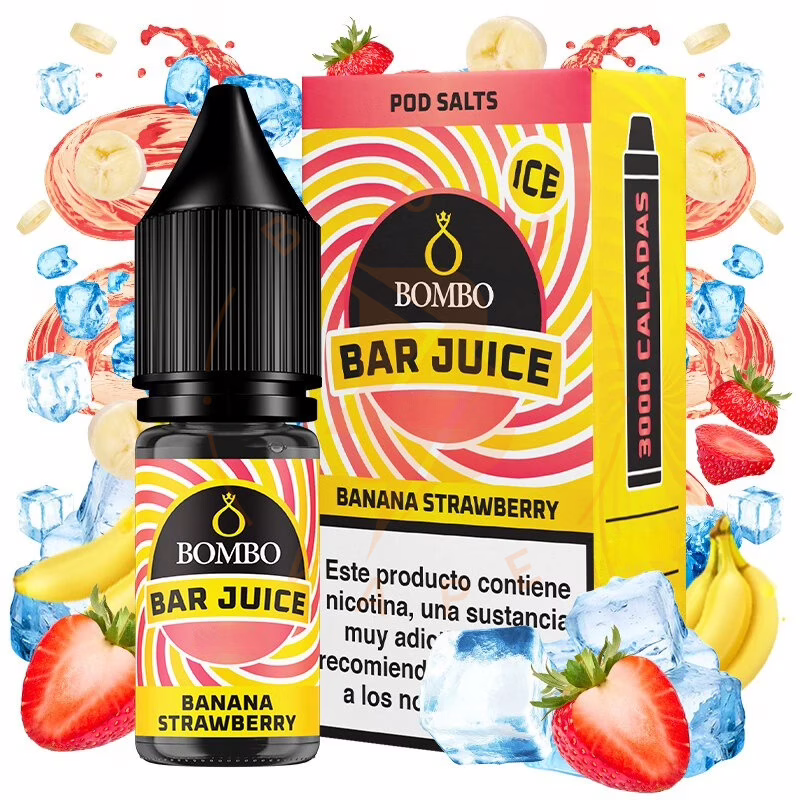 Bombo Salts Bar Juice Banana Strawberry Ice 10ml