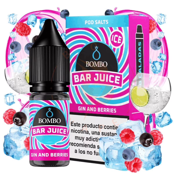 Bombo Salts Bar Juice Gin & Berries Ice 10ml