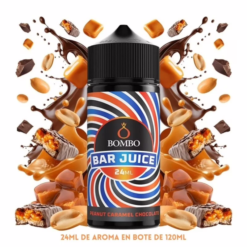 Aroma Longfill Bombo Bar Juice Peanut Chocolate Caramel 24ml