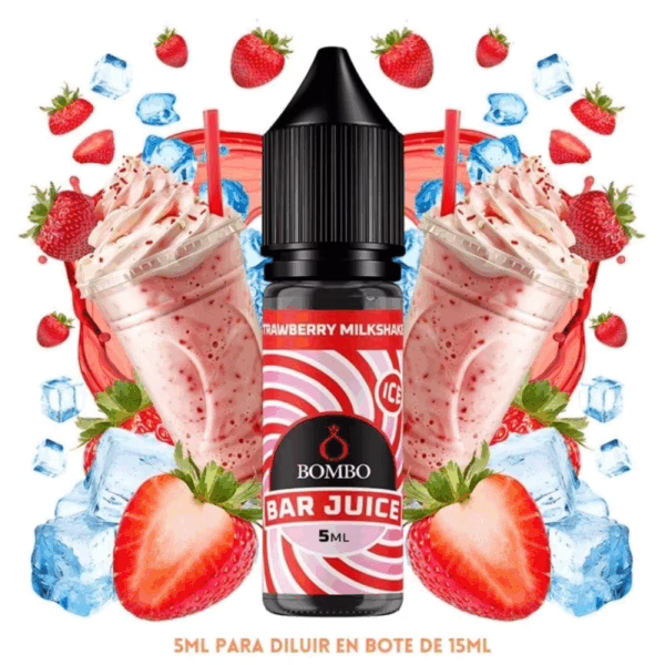 Aroma Bombo Bar Juice Strawberry Milkshake Ice Mini Longfill