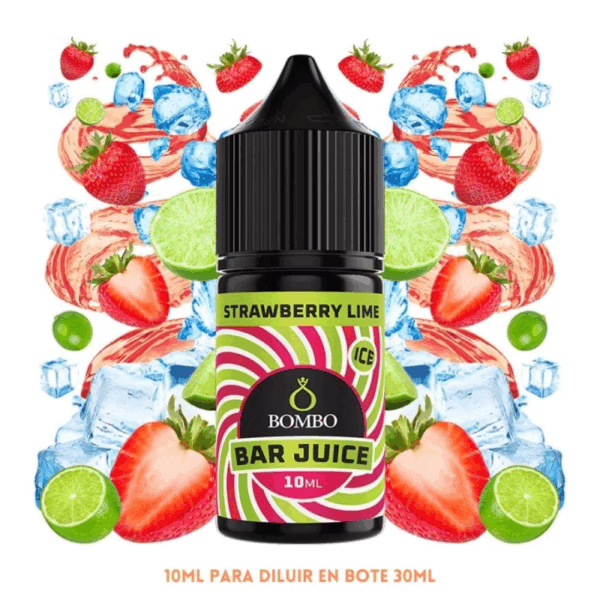 Aroma Bombo Bar Juice Strawberry Lime Ice Mini Longfill