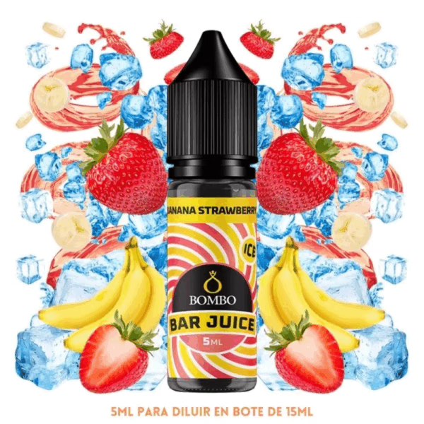 Aroma Bombo Bar Juice Banana Strawberry Ice Mini Longfill